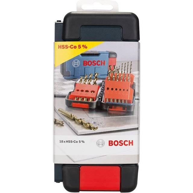 Bosch 260701704718-PC Hss-Co Metal Drill Bit Set