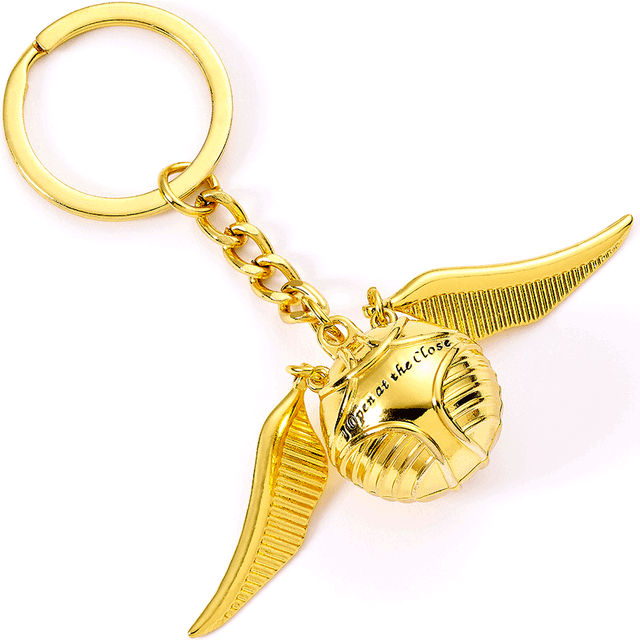 Harry Potter 3d Metal Keyring Golden Snitch