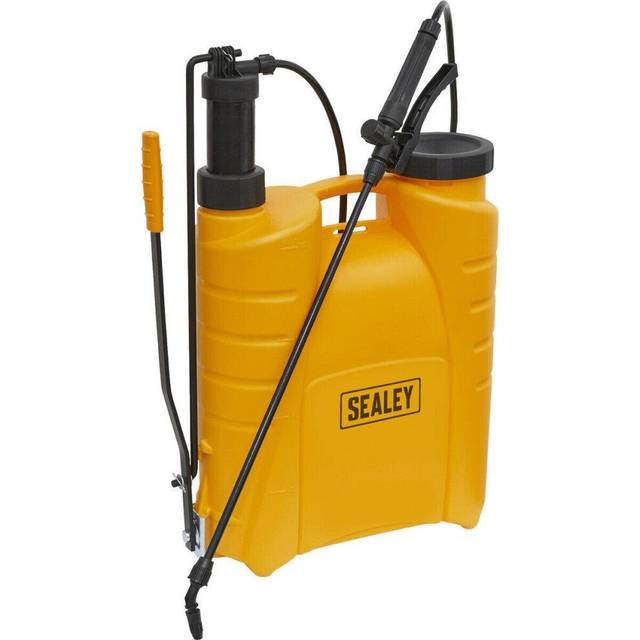 16L Backpack Sprayer - Heavy Duty PP Plastic - Interchangeable Spray Nozzles