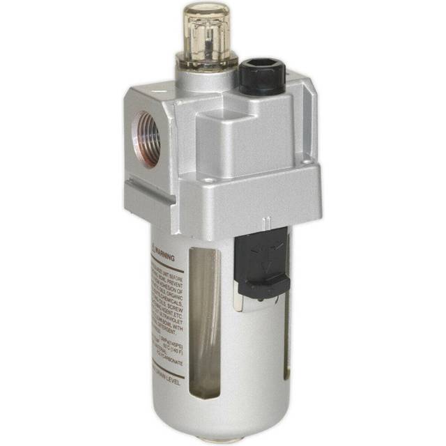 "Workshop Air Supply Lubricator - 55cfm Max Airflow - 3/8"" BSP - Oil Air Mix"