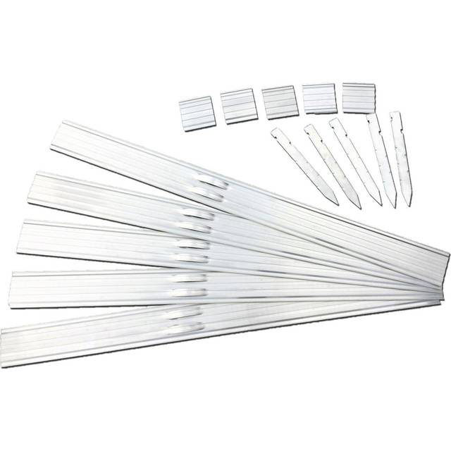 Swift Edge Natural Garden Edging Kit - 12m - Natural Aluminium