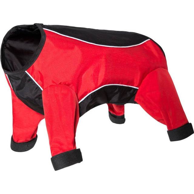 Trespaws water resistant dog rain coat anti snowball reflective trims tia