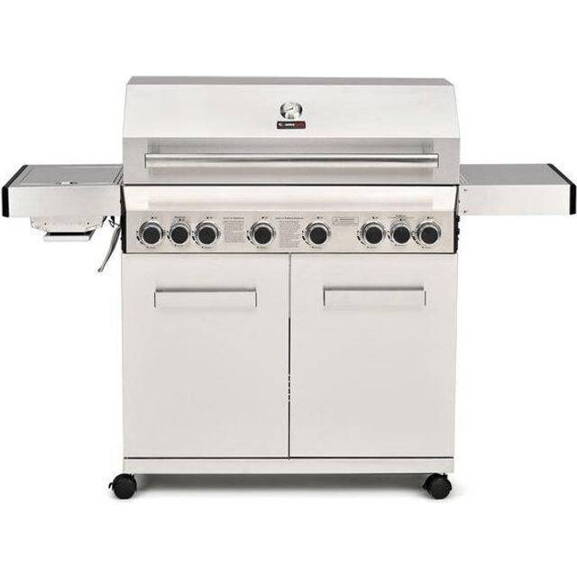 CosmoGrill 6+2 Platinum Stainless Steel Gas Outdoor Garden Grill BBQ