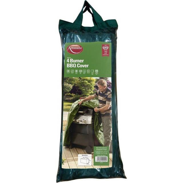 Ambassador Barbecue Cover 4 Burner 162cm x 125cm x 64cm - Green