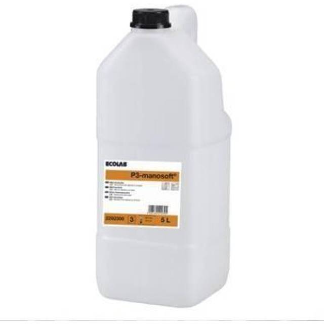 Håndsæbe Flydende Manosoft Levnedsmiddelbranchen Farve/Parfume 1 ltr,12 fl/krt