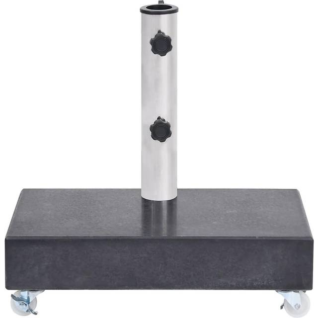 vidaXL Umbrella Base Black 45x25x8 cm Granite