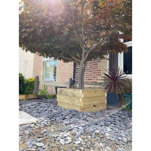 Suffolk Planter - Wood - L180 x W30 x H45 cm
