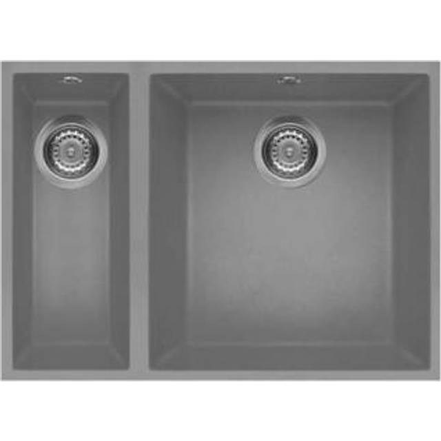 Reginox Quadra 150 1.5 Bowl Granite Grey Undermount Kitchen Sink &amp;