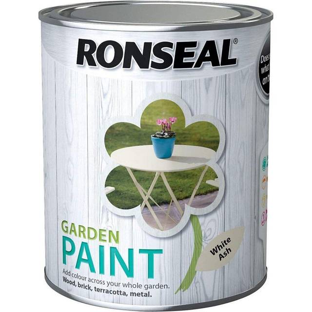 Ronseal Garden Paint  White Ash 750ml