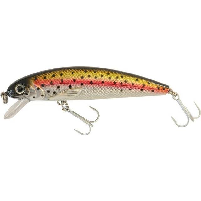 Abu Garcia Tormentor Flytbete, Finns I Flera Storlekar, För Öring, Abborre, Gädda, Gös, Abborre Och Lax, Förförisk Action Med Livfulla Fiskfångande Färger, Holo Rainbow Trout 9 Cm