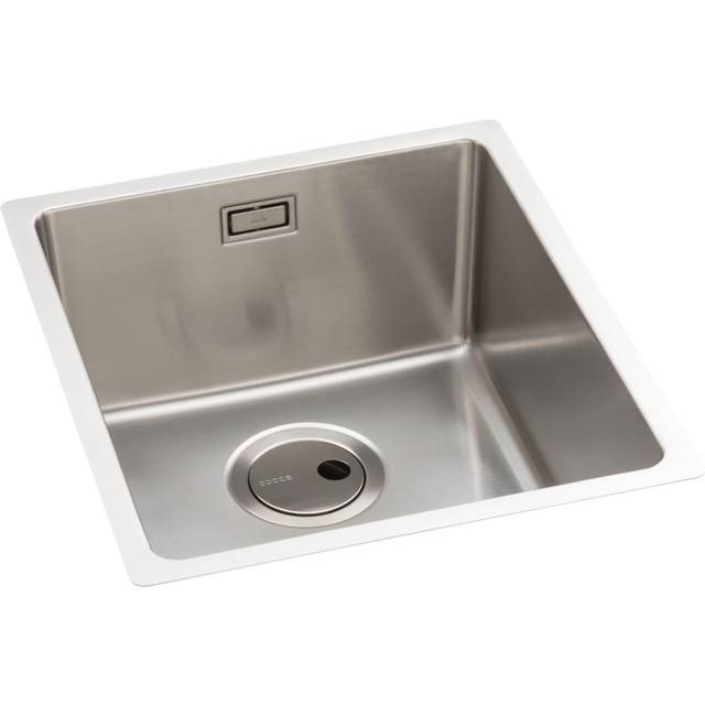 Abode Matrix R15 1.0 Bowl Brushed Stainless Steel Undermount Kitchen S