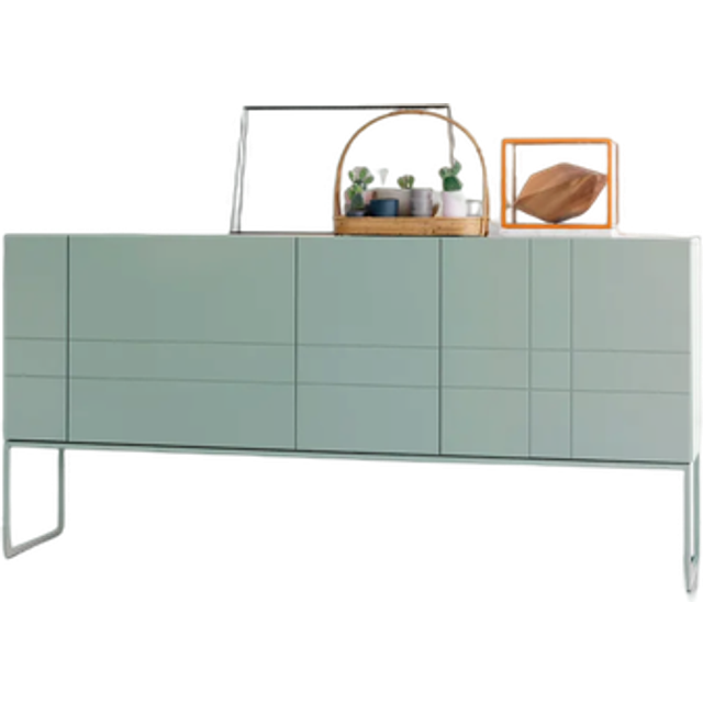Asplund Kilt Light 137 sideboard nordic blue, 2 dörrar, 2 lådor