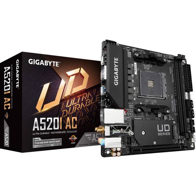 GIGABYTE A520I AC motherboard MiniITX [AMD Equipped with A520 chipset] MB5141