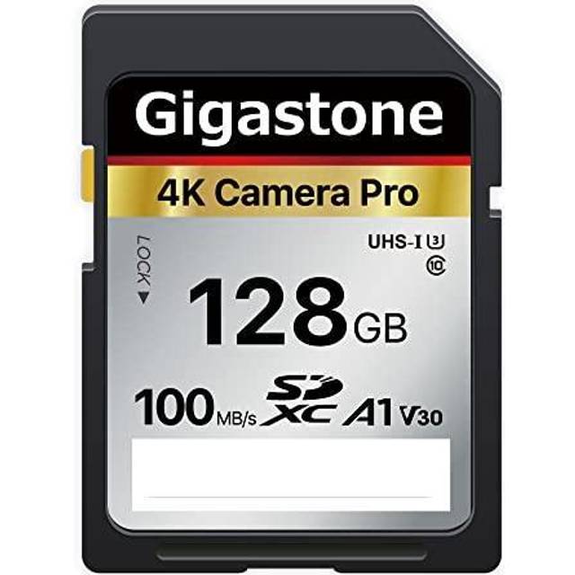 128GB SDXC Memory Card 4K Pro Series Camera Transfer Speed Up to 100MB/s Compatible with Canon Nikon Sony Camcorder, A1