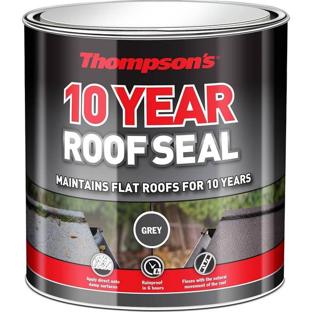 Thompson's 10 Year Roof Seal, For a Long Lasting Repair Grey - 4L