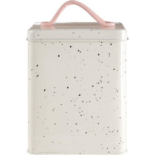 Sweet Heart Storage Canister - Chrome/Black Speckle