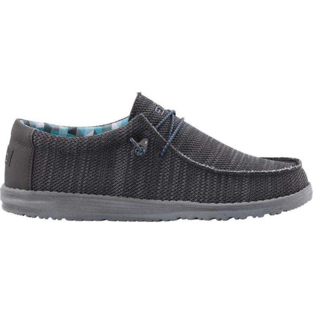 Hey Dude Men 's Wally Sox Charcoal Men 's 8 & Women 's 10 | Men 's Loa