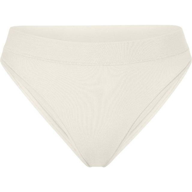 SKIMS Cheeky Tanga | Green | Large | Cotton Jersey - Mineral