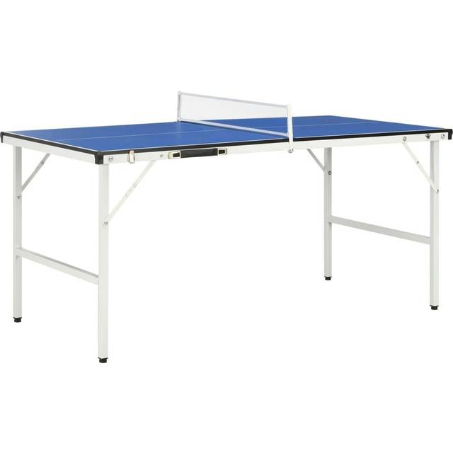 vidaXL Bordtennisbord med nät 5 feet 152x76x66 cm blå