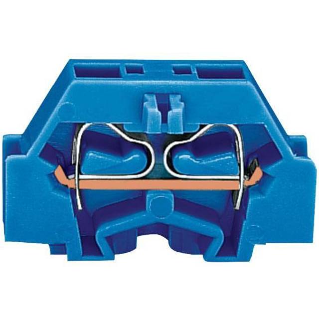 WAGO 261-304 2 Conductor Fixing Flanges Terminal Block Blue