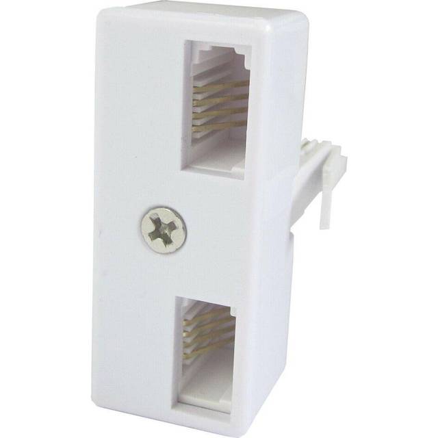 2 Way Port BT Telephone Socket Double Adapter Splitter Twin Female 431A Phone