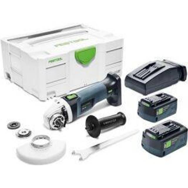 Festool AGC18-125 5,0 EBI -Plus 18v 125mm Cordless Angle Grinder Set 2
