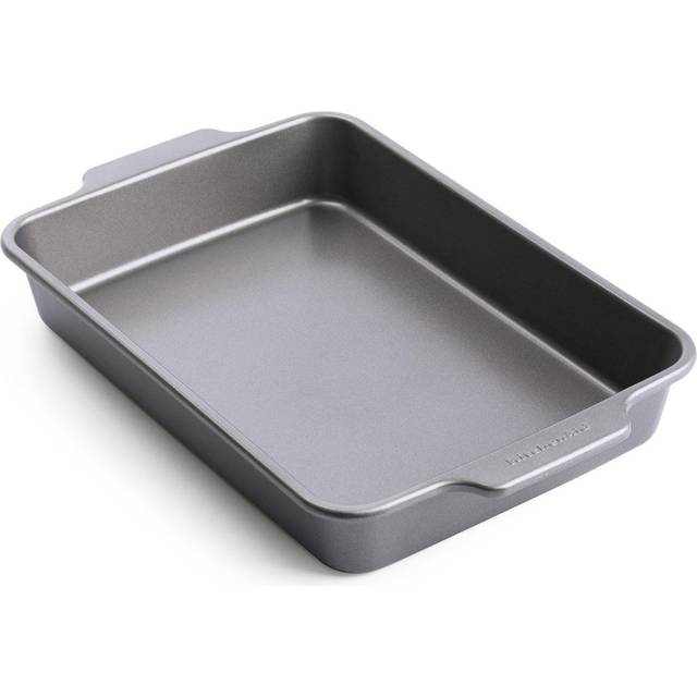 Kitchenaid Bakeware Non Stick 33Cm Cake Pan/Oven Tray - Grey (6cm H X 33cm L X 22.5cm W)
