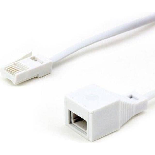 QUALITY 10m BT Phone Fax Telephone Line Extension Cable Lead BT431A Socket