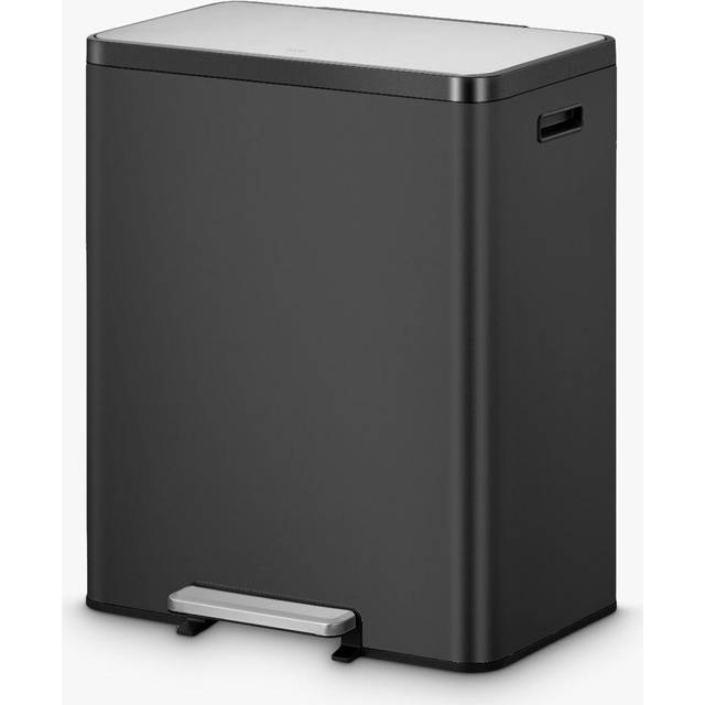 EKO Ecocasa Recycling Pedal Bin, 60L, Black