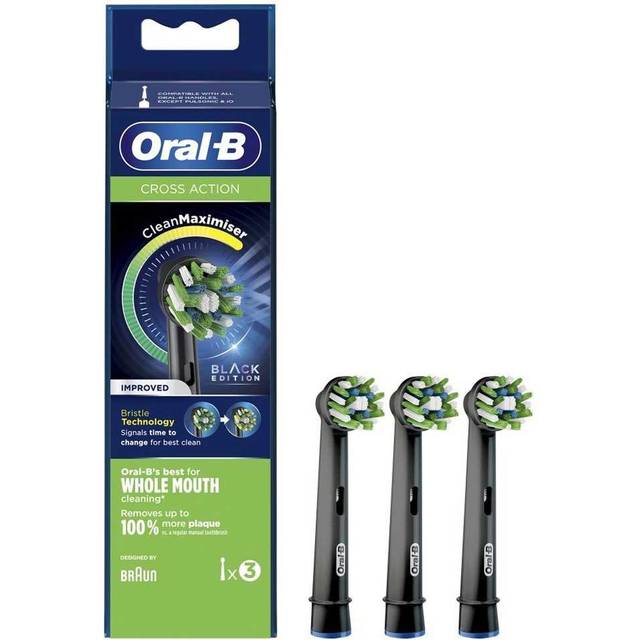 Oral-B Tandbørstehoveder Cross Action Børstehoveder, 3 stk.