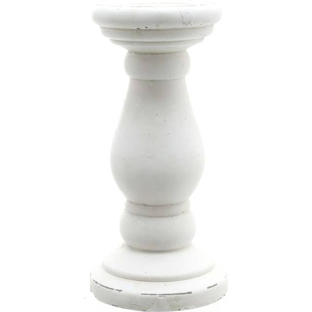 Matt White Ceramic Candle Holder