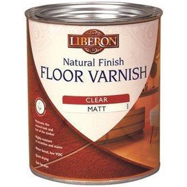 Liberon Natural Finish Floor Varnish, Satin 2.5L, Varnishes, Floor Varnish, Stair Varnish