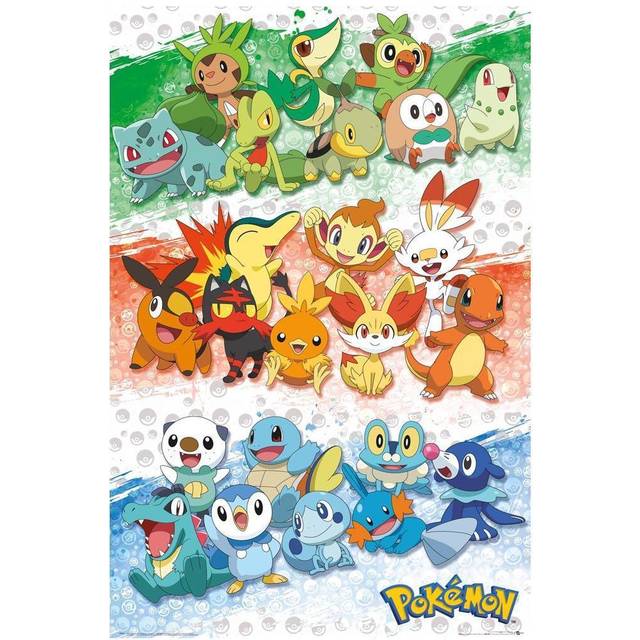 PokÃ©mon - First Partners - Poster/Plakat 61x91.5cm