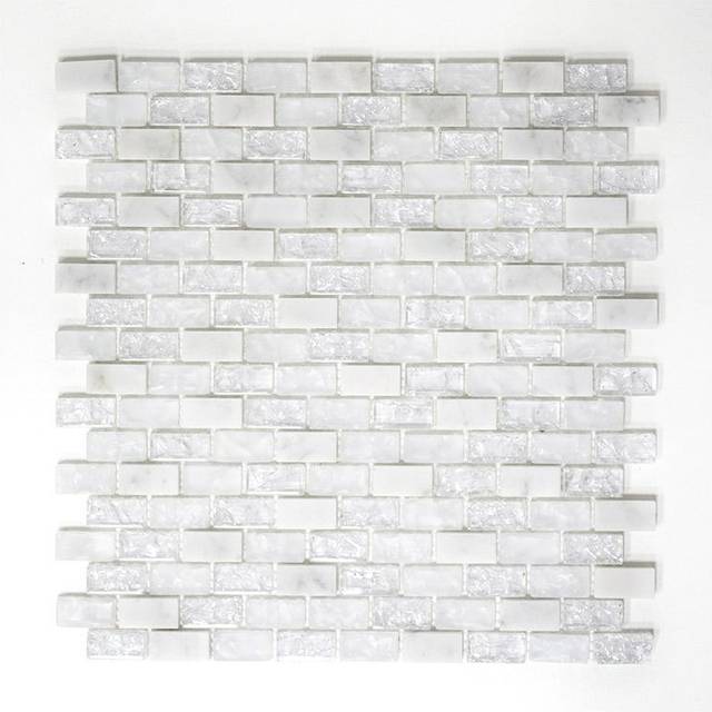 Mixmosaik Brick Mix Vit 30X28,5Cm Pris Per Ark