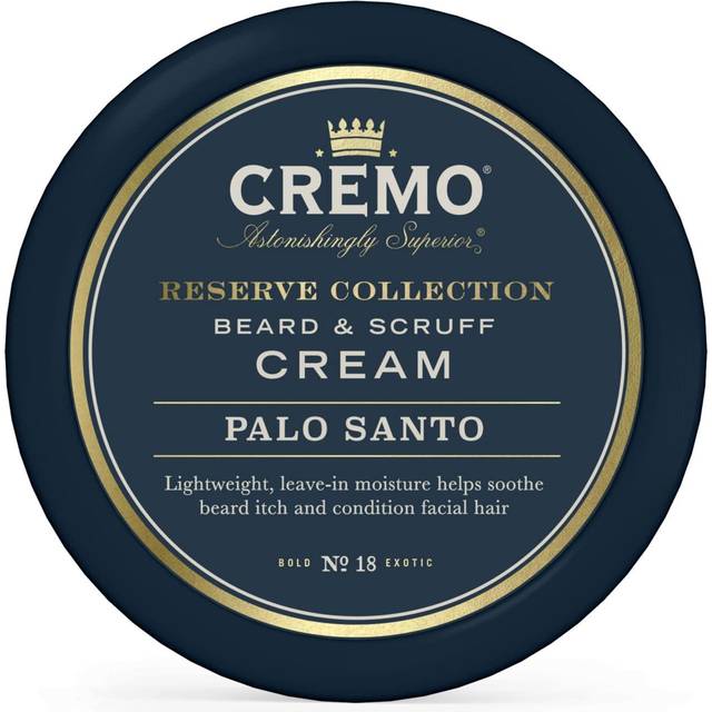 Cremo  Reserve Collection  Beard & Scruff Cream  Palo Santo  4 oz (113 g)
