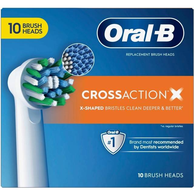 Oral-B Cross Action Nachfüllköpfe, Weiss