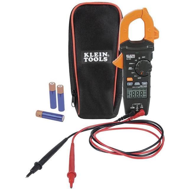 Klein Tools CL120 Digital Clamp Meter CAT III 600V 2000-Count Display