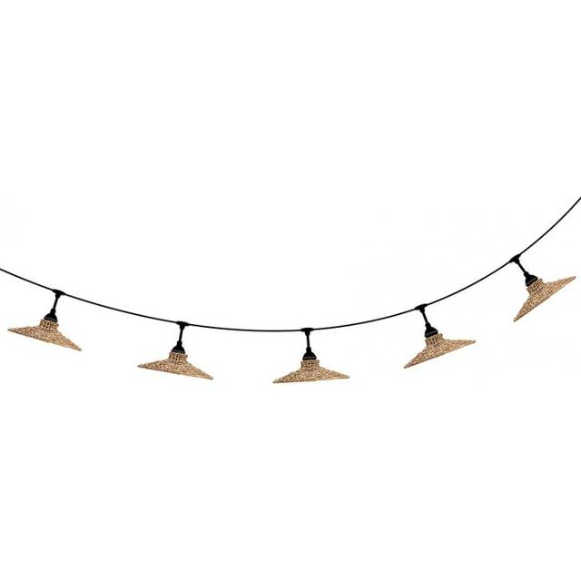 PR Home Flex Out  1216503-3729 Ljusslinga 650 cm, 5 lamphållare, natur
