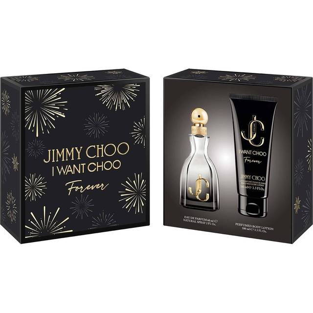 Jimmy Choo I Want Choo Forever 60ml Eau De Parfum Spray & 100ml Perfumed Body Lotion Gift Set