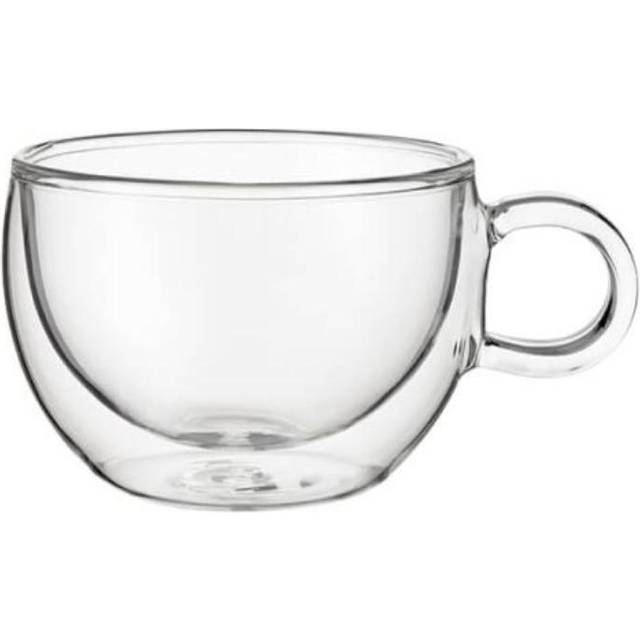 Judge, Duo - Double Walled Glass Capuccino Cup - Clear (250ml)