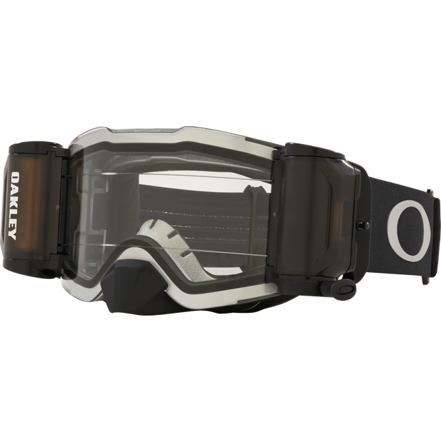 Oakley Front Line Tuff Blocks Black Gunmetal Roll Off MX Goggles