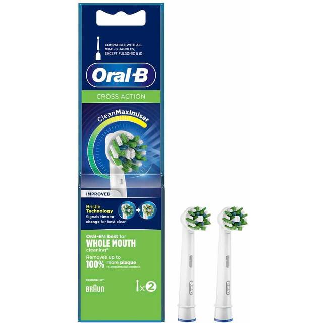 Oral-B CrossAction CleanMaximiser Borsthuvuden 2 st.