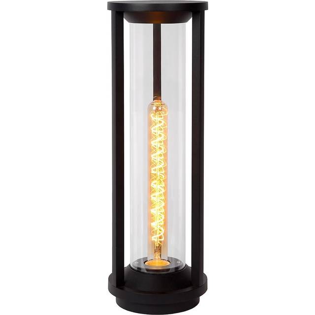 Lucide Cadix Outdoor Tall Pedestal Light - Black