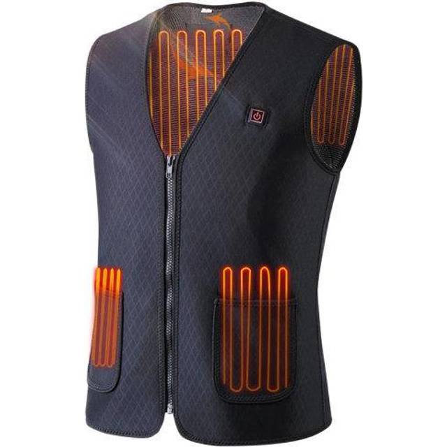 INF 5 Heating Zones Warming Vest - Black/Grey