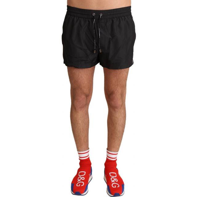 Dolce & Gabbana Black King Mens Beachwear Swimwear Shorts - IT3 | XS