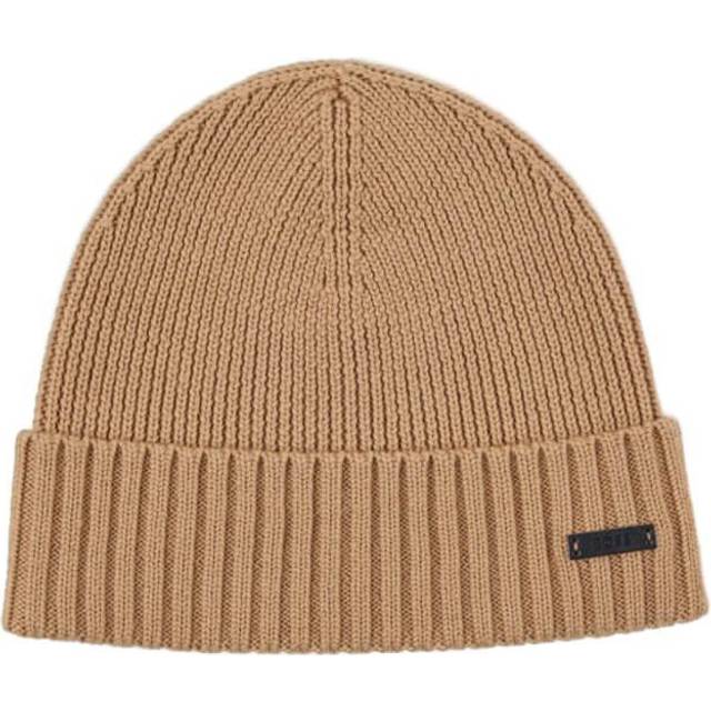 Men's Boss Fati-l Beanie Hat Dark Blue - Navy - Size: 1 size