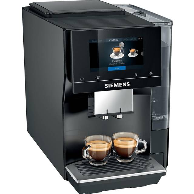 Siemens AG Superautomatisk kaffebryggare TP703R09 svart 1 500 W 19 bar 2,4 l 2 koppar
