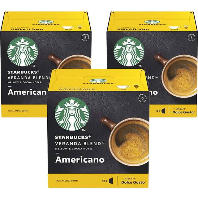 Starbucks STARBUCKS by Nescafe Dolce Gusto Americano Veranda Blend Coffee 12 Cap