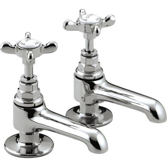 Bristan N 1/2 C CD 1901 Basin Pillar Taps, Chrome