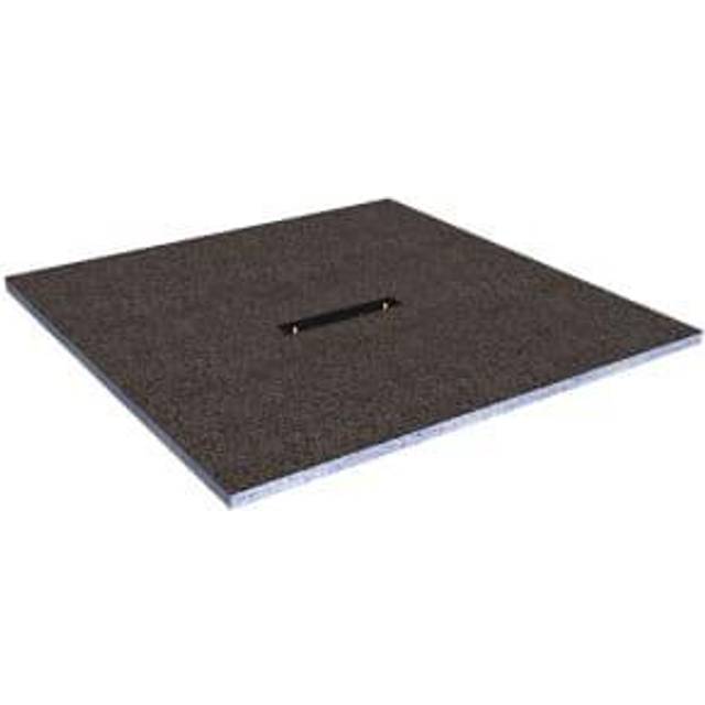 Wickes Linear 30mm Wetroom Shower Tray with Centre Drain Level Access - 1200 X 1200mm